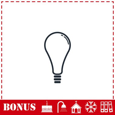 Lamba simgesi düz. Basit vektör sembolü ve bonus simgesi