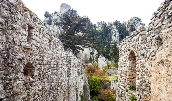 Svatý Hilarion Castle Severní Kypr Girne Kyrenia — Stock fotografie