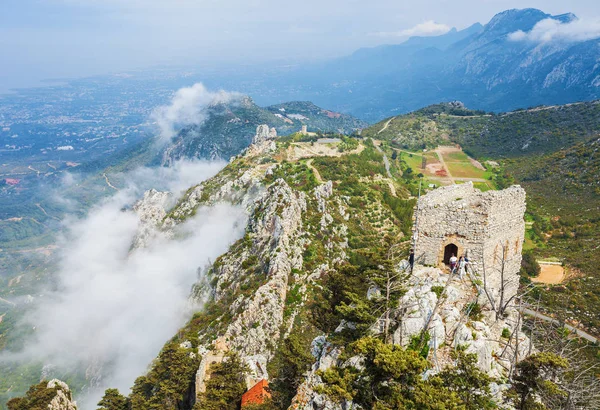 Castillo Saint Hilarion Girne Kyrenia Norte Chipre —  Fotos de Stock