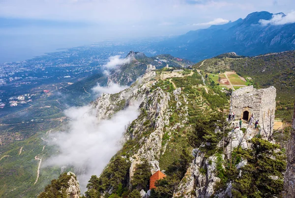 Saint Hilarion Kalesi Girne Girne Kuzey Kıbrıs — Stok fotoğraf