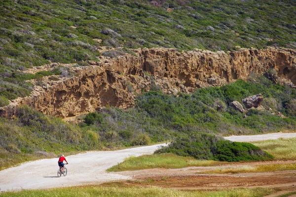 Bicicleta Ciclismo Las Montañas Chipre Imágenes de stock libres de derechos