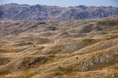 Sinjajevina mountains, Karadağ için muhteşem manzara