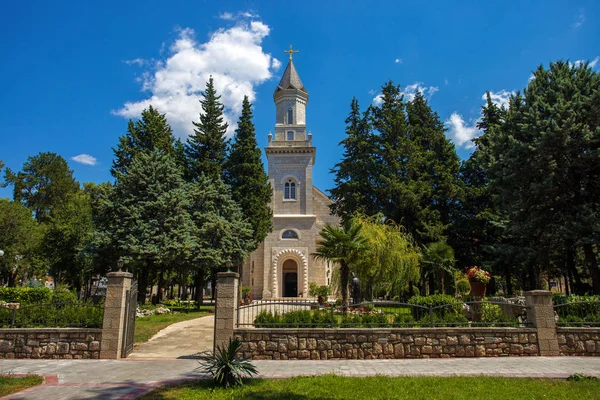 Mooie Kerk Trebinje Stadje Een Zuiden Van Bosnië Herzegovina — Stockfoto