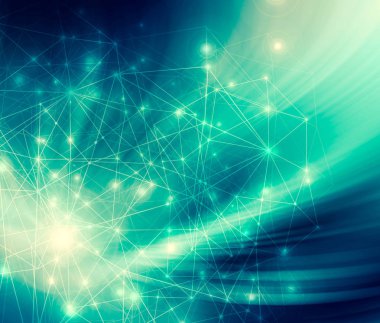 Teknolojik arka plan, küresel iş kavramı Internet. Internet bağlantısı, bilim ve teknoloji grafik tasarım soyut