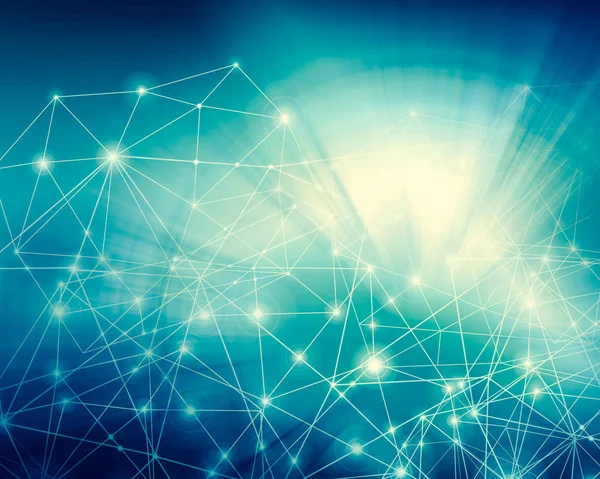 Teknolojik arka plan, küresel iş kavramı Internet. Internet bağlantısı, bilim ve teknoloji grafik tasarım soyut