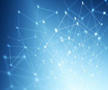 Teknolojik arka plan, küresel iş kavramı Internet. Internet bağlantısı, bilim ve teknoloji grafik tasarım soyut
