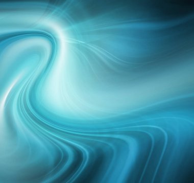 Mavi arka plan, satır güzel bükme kıvırma soyut