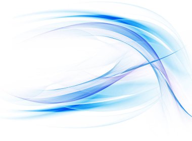 Mavi arka plan, satır güzel bükme kıvırma soyut