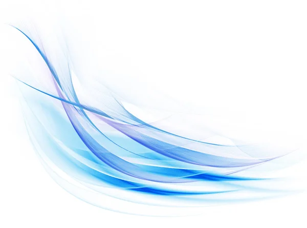 Abstract blue background, abstract lines twisting into beautiful bends — Stock Photo, Image