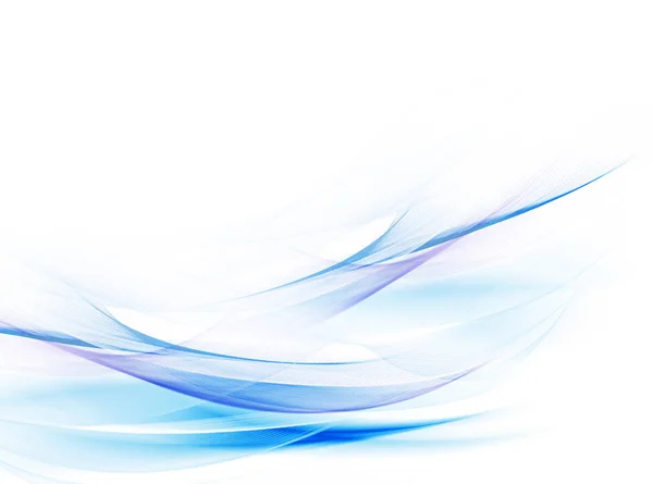 Abstrato fundo azul, linhas abstratas torcendo em curvas bonitas — Fotografia de Stock