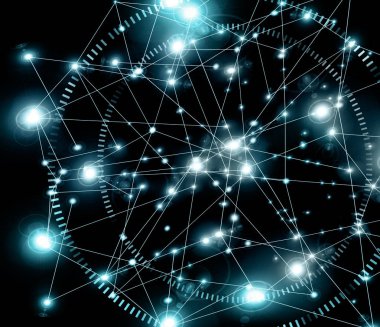 En iyi Internet kavramı küresel iş. Teknolojik adam