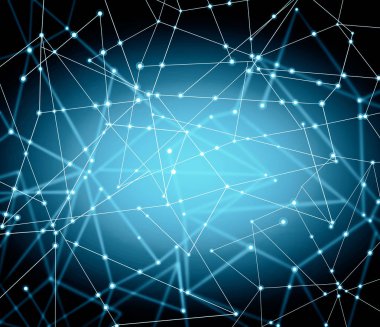 Teknolojik arka plan, küresel iş kavramı Internet. Internet bağlantısı, bilim ve teknoloji grafik tasarım soyut