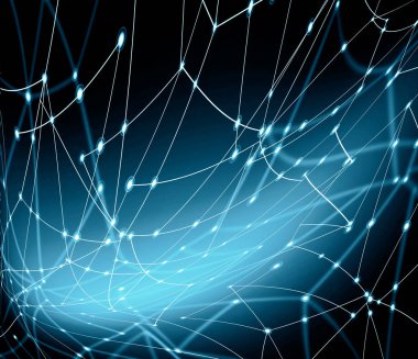 Teknolojik arka plan, küresel iş kavramı Internet. Internet bağlantısı, bilim ve teknoloji grafik tasarım soyut