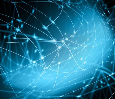 Teknolojik arka plan, küresel iş kavramı Internet. Internet bağlantısı, bilim ve teknoloji grafik tasarım soyut