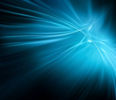 Mavi arka plan, satır güzel bükme kıvırma soyut