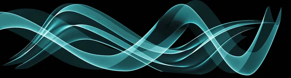 Abstrakt blå bakgrund, abstrakt linjer vrida till vackra kurvor — Stockfoto