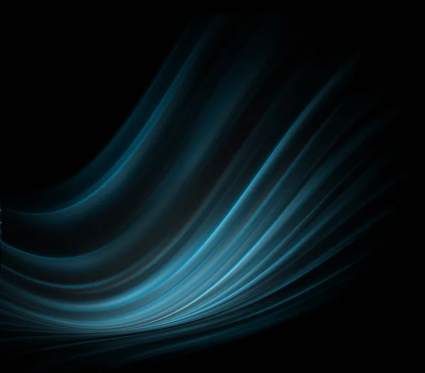 抽象的な青の背景美しい線とぼかし — ストック写真