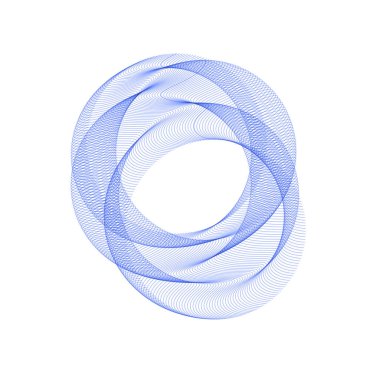 Mavi soyut daire. Yuvarlak arka plan. Sosyal ağ, zavstka, kartpostal, reklam için şablon