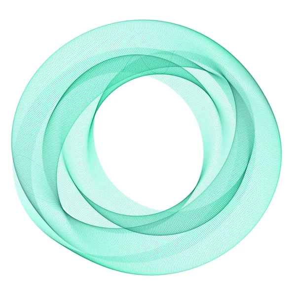 Yeşil soyut daire. Yuvarlak arka plan. Sosyal ağ, kartpostal, referla, poster şablonu