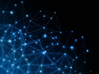 Teknolojik arka plan, küresel iş kavramı Internet. Internet bağlantısı, bilim ve teknoloji grafik tasarım soyut