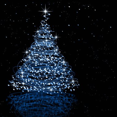 Mavi Noel ağacı