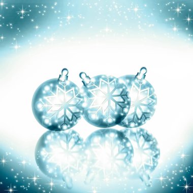 Noel arka plan mavi topları