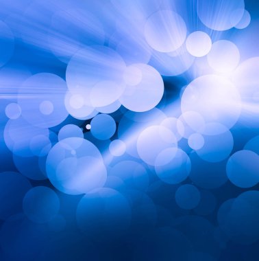 bokeh mavi arka plan