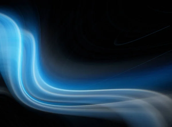 Αφηρημένο μπλε φόντο, αφηρημένη συστροφή σε όμορφες καμπύλες γραμμές — Φωτογραφία Αρχείου