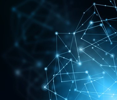 Teknolojik arka plan, küresel iş kavramı Internet. Internet bağlantısı, bilim ve teknoloji grafik tasarım soyut