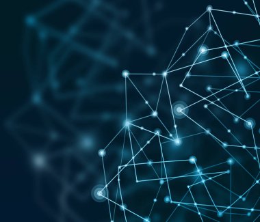 Teknolojik arka plan, küresel iş kavramı Internet. Internet bağlantısı, bilim ve teknoloji grafik tasarım soyut