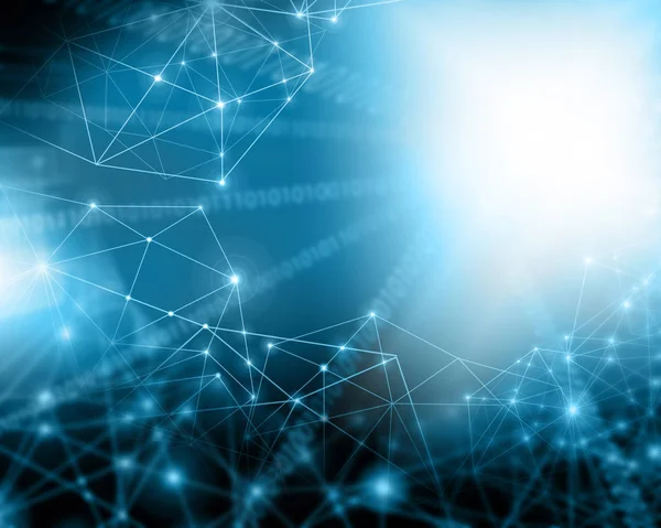 Teknolojik arka plan, küresel iş kavramı Internet. Internet bağlantısı, bilim ve teknoloji grafik tasarım soyut