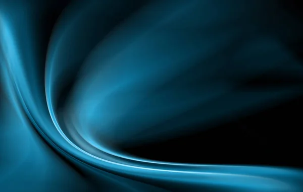 Abstract blue background, abstract lines twisting into beautiful bends — Stock Photo, Image