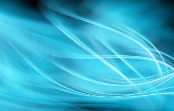 Abstract blue background, abstract lines twisting into beautiful bends — Stock Photo, Image