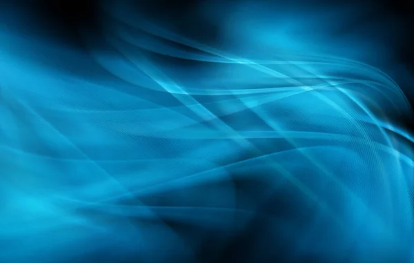 Abstract blauwe achtergrond, abstract lijnen draaien in mooie bochten — Stockfoto