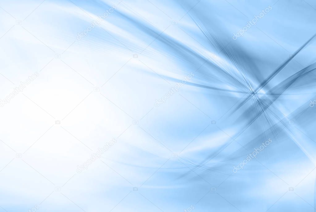 Abstract blue background. lines, waves, strokes, stylish background