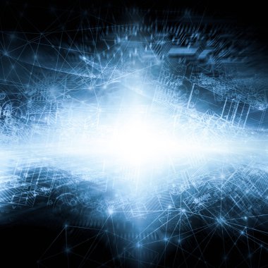 Global işletmelerin en iyi internet kavramı. Teknolojik geçmiş, internet, televizyon, mobil ve uydu iletişimi sembolleri.