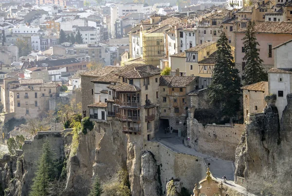 Vue Des Célèbres Maisons Suspendues Cuenca Espagne Image En Vente