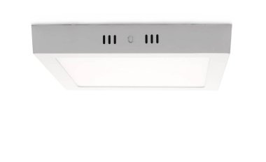 Kırpma yolu beyaz üzerinde izole office için LED paneli