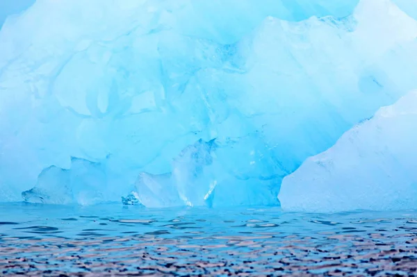 Icebergs Primer Plano Fondo Textura Paisaje Groenlandia — Foto de Stock