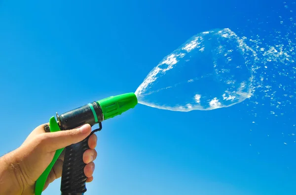 Hand Water Spray Jet — Stock Photo, Image