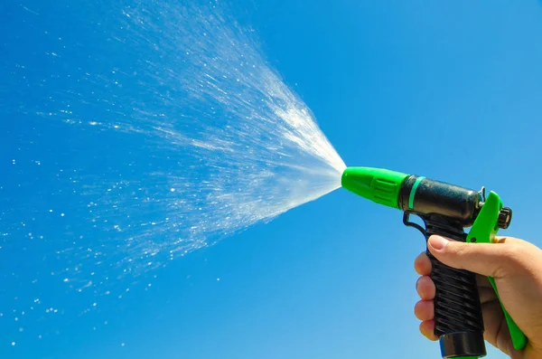 Hand Water Spray Jet — Stock Photo, Image