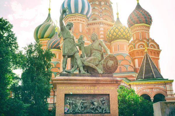 Monument minin och pozharsky — Stockfoto