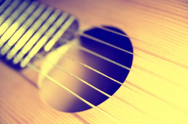 Guitarra acústica — Fotografia de Stock