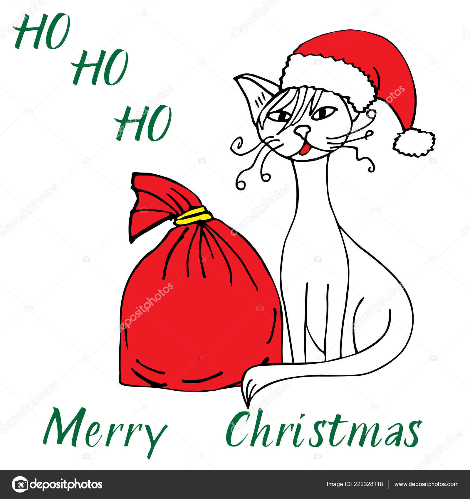 Merry Christmas Sketch Design Stock Illustration - Download Image Now -  Arts Culture and Entertainment, Bell, Bow Tie - iStock