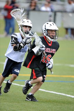 Merkezi New Jersey'de gençlik lacrosse League oyun aksiyon oyunları oynadı.