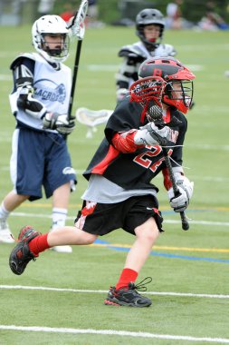 Merkezi New Jersey'de gençlik lacrosse League oyun aksiyon oyunları oynadı.