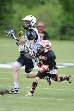 Merkezi New Jersey'de gençlik lacrosse League oyun aksiyon oyunları oynadı.