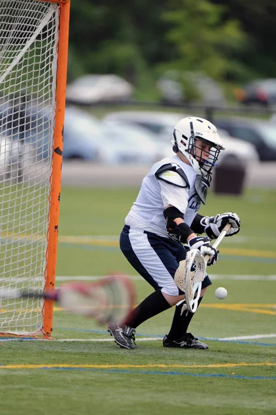 Ligue Crosse Des Jeunes Jeu Action Dans Les Matchs Joués — Photo