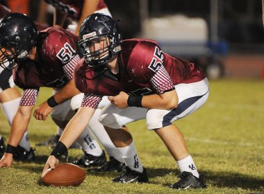 Yüksek okul futbol oyun eylem. Arizona'da oynandı ve maçı.