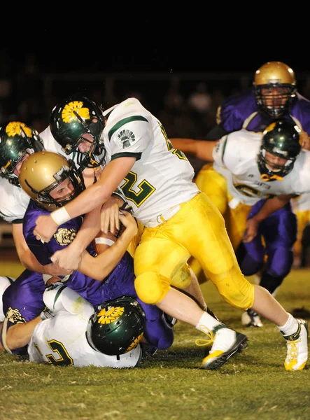 High School Football Game Action Game Played Arizona — Stock Photo, Image